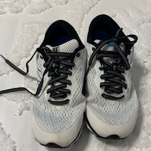Newton White and Black Athletic Shoes